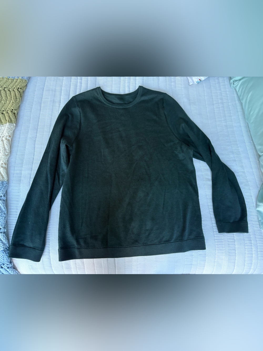 Lululemon Men's Crewneck Knit Sweater - Dark Green